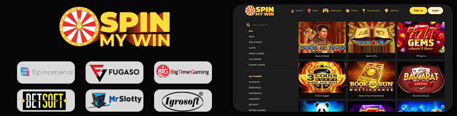 Spin My Win Casino games and software