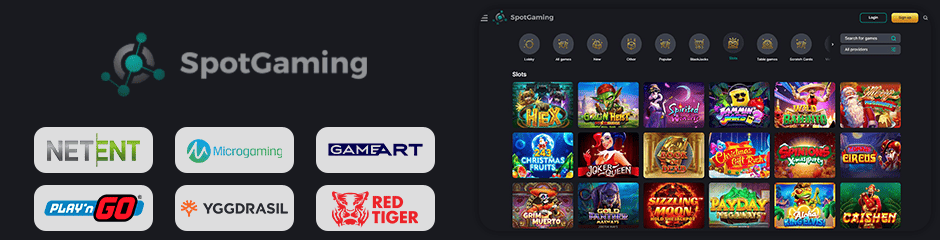 Spot Gaming Casino games and software