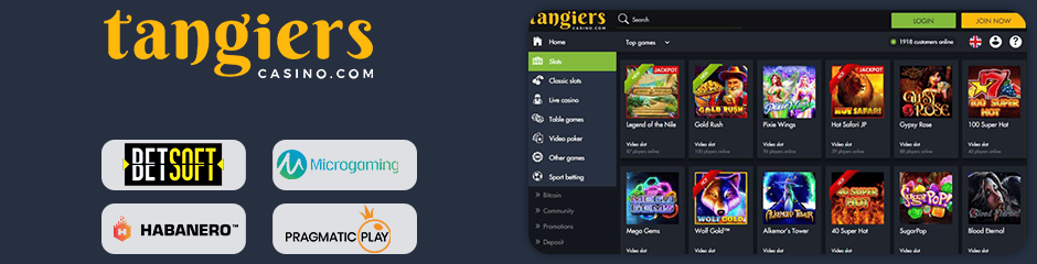 tangiers casino games and software