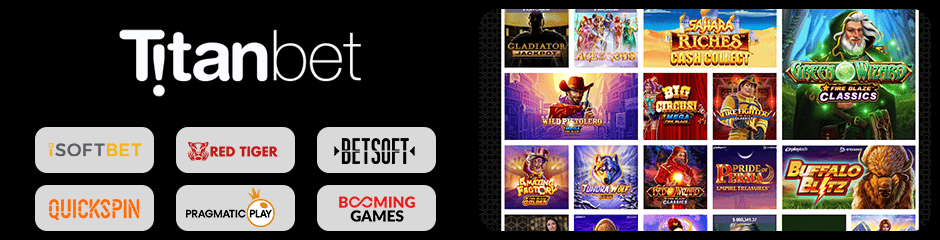 Titanbet Casino games and software