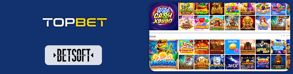 TopBet Casino games and software