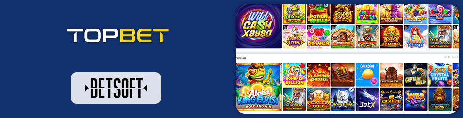 TopBet Casino games and software