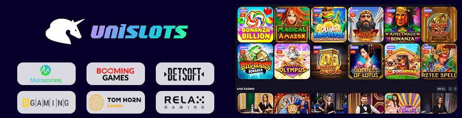 Unislots Casino games and software