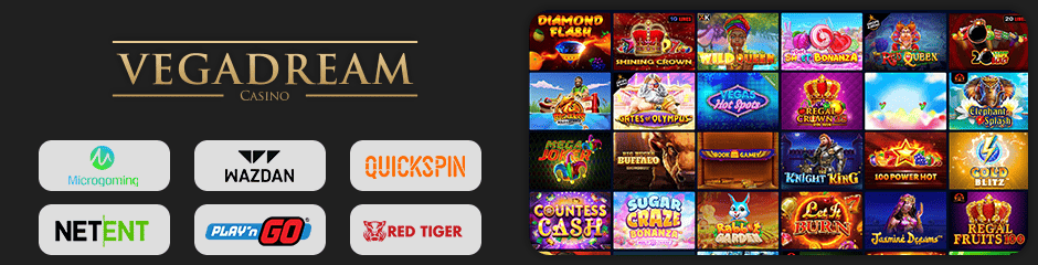 Vegadream Casino games and software