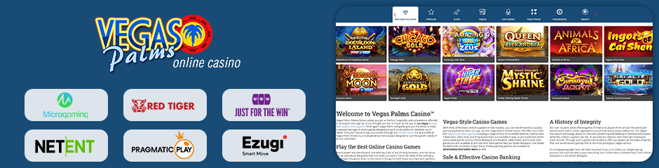 Vegas Palms Casino games and software