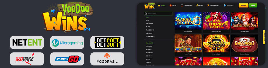 Voodoo Wins Casino games and software