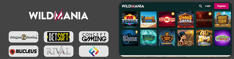Wildmania Casino games and software