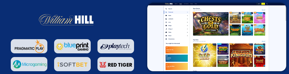 William Hill games and software