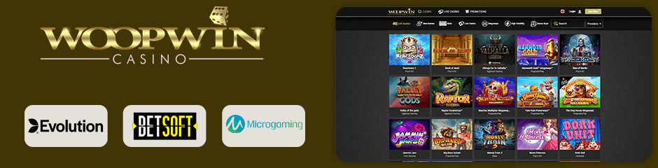 Woopwin Casino games and software