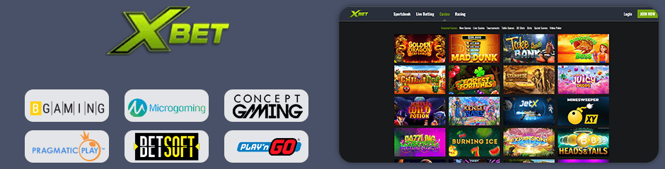 Xbet Casino games and software