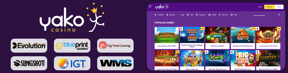 yako casino games and software