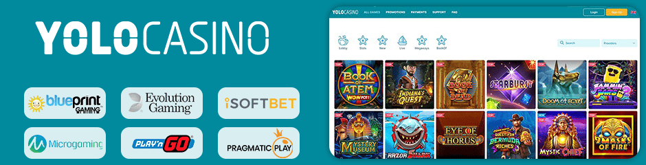 YOLO Casino games and software