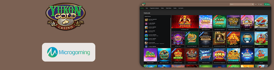 Yukon gold casino games and software