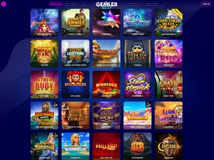 Gemler Casino software screenshot