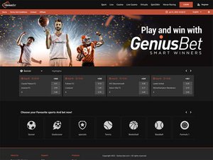 Genius-Bet Casino website screenshot