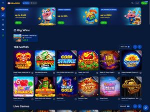 God of Coins Casino website screenshot