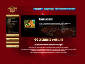 Golden Euro Casino software screenshot