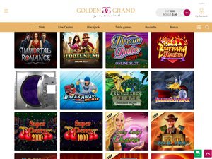 Golden Grand Casino software screenshot
