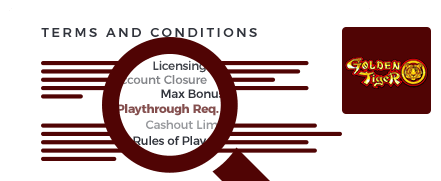 Golden Tiger Casino Terms