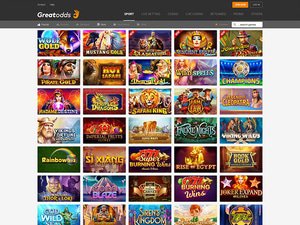 GreatOdds Casino software screenshot