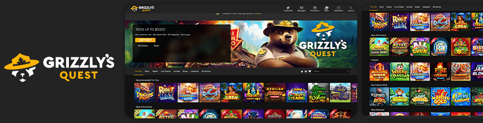 grizzlys quest casino bonus