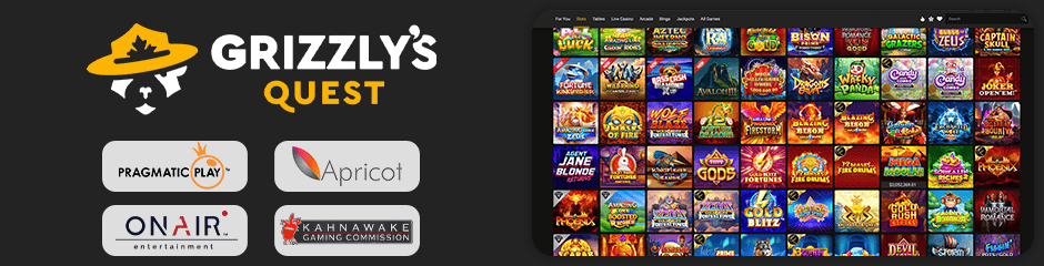 games and software grizzlys quest casino