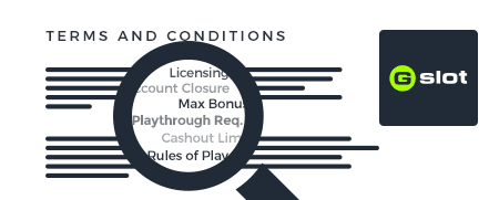 gslot terms and conditions