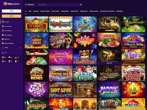Haz Casino software screenshot