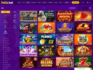 HelaBet Casino software screenshot