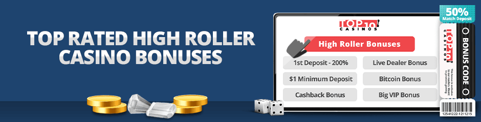 high roller casino bonuses