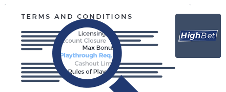 HighBet Casino Terms