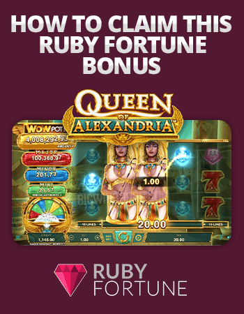 claim ruby fortune bonus