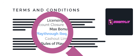 HunnyPlay Casino Terms