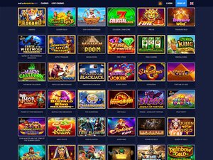 IncaSportsBet Casino website screenshot