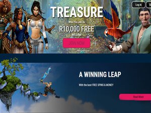 African Grand Casino website screenshot