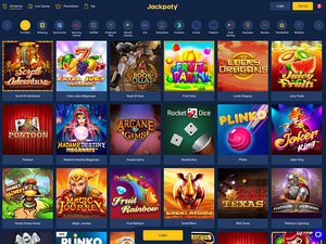Jackpoty Casino software screenshot