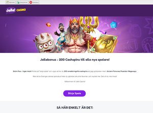 Jalla Casino website screenshot