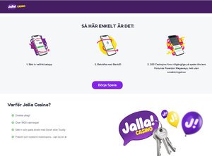 Jalla Casino software screenshot