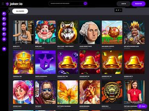 Joker.io Casino software screenshot