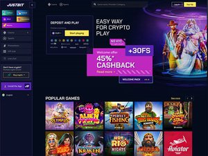 LevelUp Casino website screenshot