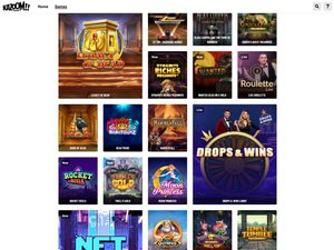 Kazoom Casino software screenshot