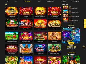 Koi Spins Casino software screenshot
