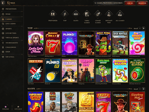 Kyngs Casino software screenshot