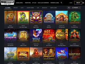Lady Hammer Casino software screenshot