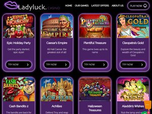 Ladyluck software screenshot