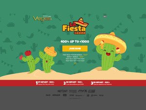 La Fiesta Casino software screenshot