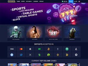 LaGanadora Casino website screenshot