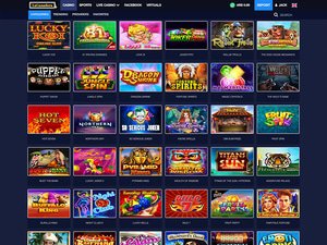 LaGanadora Casino software screenshot