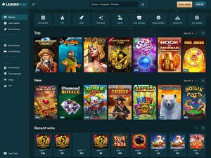 LegendPlay Casino software screenshot