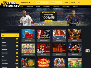 LeoMonaco Casino software screenshot